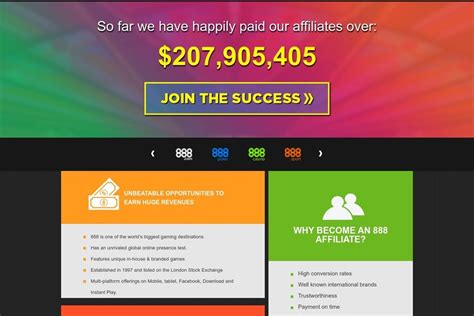 Learn About All the Reasons for Joining 888Affiliates Program.